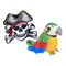 Multipet Margaritaville Pirate Skull and Parrot 2pk Cat Toy - Poudre Pet & Feed Supply